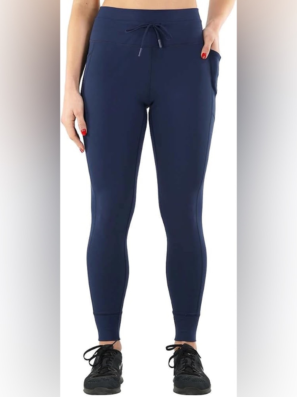 Spyder Women's Performance High Rise Drawstring Leggings